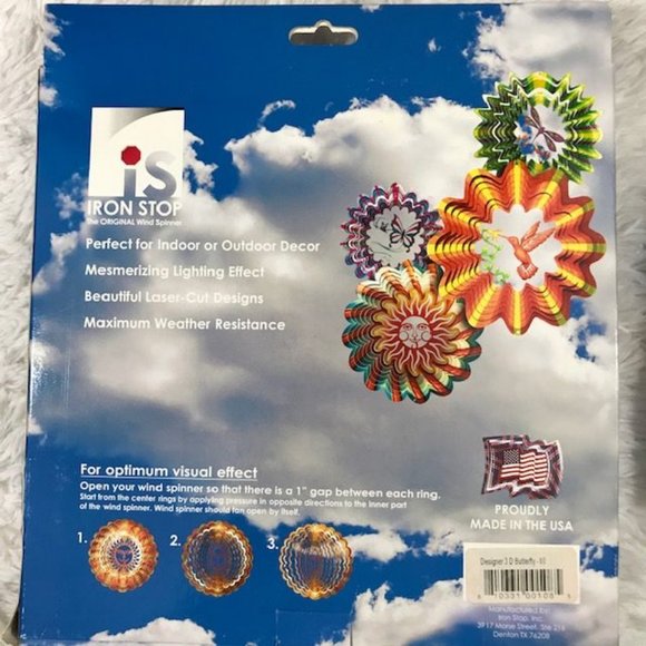 The Original Wind Spinner Designer 3D Butterfly & 30 RPM Motor Indoor Outdoor - Picture 5 of 16